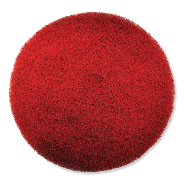 Sc Johnson Professional EZ CARE Heavy Duty Scrub Pad, 20 Diameter, RedGray, 5PK - 311181