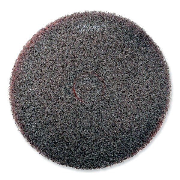 Sc Johnson Professional EZ CARE Heavy Duty Scrub Pad, 20 Diameter, RedGray, 5PK - 311181