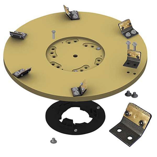 Diamabrush Abrasive Disc, Tan, 3 in. dia., 15 in. W - 931501212