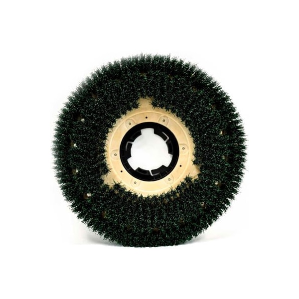 The Malish Corporation Malish 18" MAL-GRIT SCRUB Grit Brush w/NP-9200 Clutch Plate, Green - 813018NP