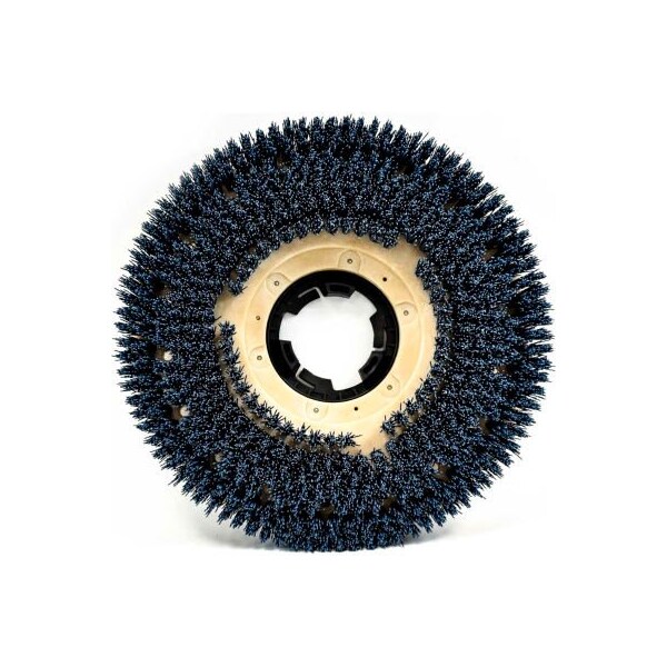 The Malish Corporation Malish 18" Clean Grit‚Ñ¢ General Purpose Scrub Brush w/Univ Clutch Plate, Blue - 816518NP