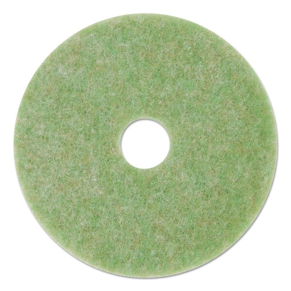 3M Low-Speed TopLine Autoscrubber Floor Pads 5000, 19 in. Diameter, Green/Orange, 5PK - 18051