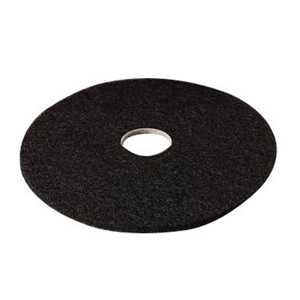 3M 3M Scotch-Brite 16 in. D Non-Woven Natural/Polyester Fiber Floor Pad Disc Black - 7200-16