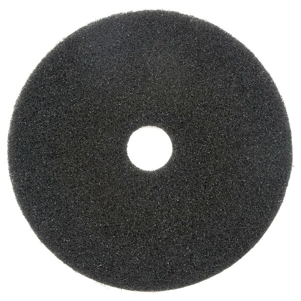 Global Industrial 18in Stripping Pad, Black, 5PK - 641290BK