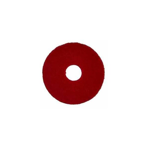 Bissell Commercial 12in Polishing Pad Red, 5 Pads - 437.055-C