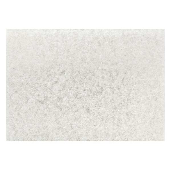 Tough Guy Buff Pad, White, Size 12" x 18", PK20 - 402W59