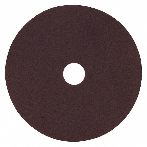 Tough Guy Stripping Pad, Size 20", Maroon, Round, PK10 - 453T18