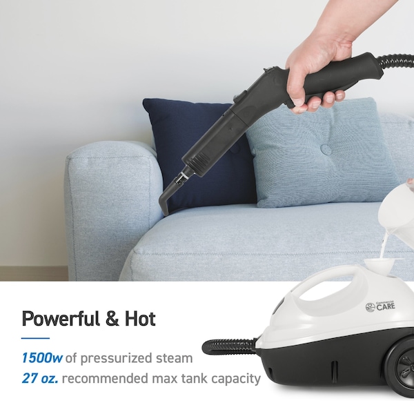 Commercial Care Steam Cleaner, 1500w Multipurpose Steamer With Accessory Kit - CCFC150