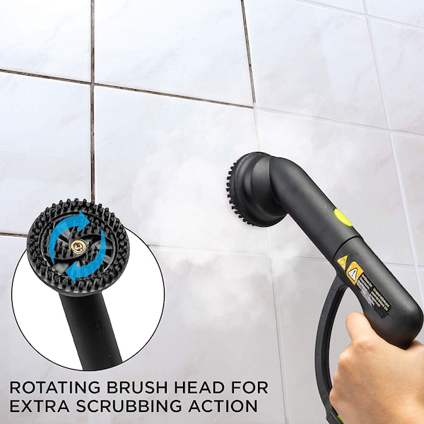 Ivation Multi-Purpose 1800W Canister Steam Cleaner w/ 14-Accessories, Chemical-Free Houshold Cleaner - IVASTEAMR20