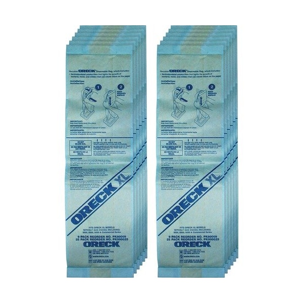 Oreck Commercial Sales BAG, UPR, SINGLEWALL, 25 PK - ORKPK800025CT