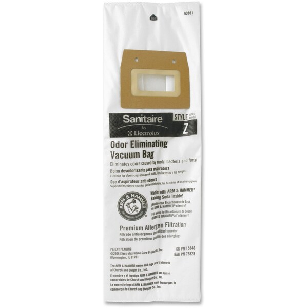 Sanitaire Style Z Vacuum Bags, PK5 - 63881A-10