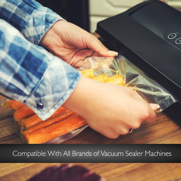 Nutrichef Universal 8-Inch Vacuum Sealer Bags (100 Feet) - PRTPKVS12RL