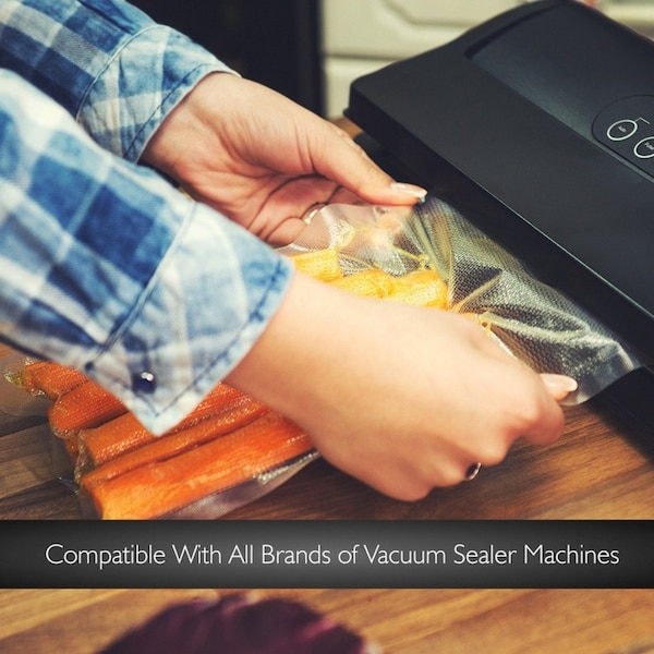 Nutrichef Universal 8-Inch Vacuum Sealer Bags (100 Feet) - PRTPKVS12RL