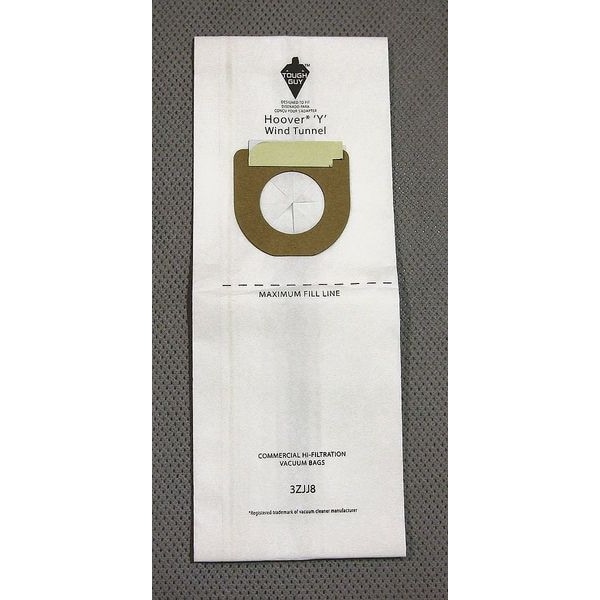 Tough Guy Vacuum Bag, 2-ply, Paper Bag, 3 PK - 3ZJJ8