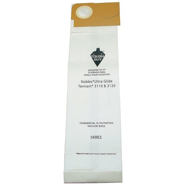 Tough Guy Vacuum Bag, 2-ply, Paper Bag, 10 PK - 5KRE5