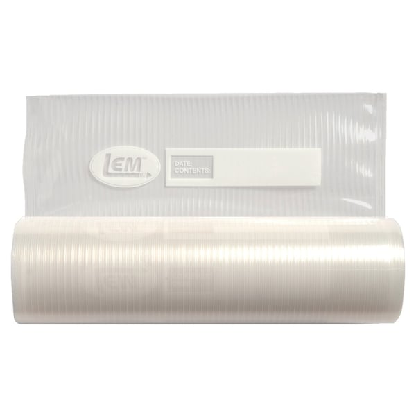 Lem Products LEM MaxVac Clear Vacuum Sealer Rolls and Bags 1 pk - 1390