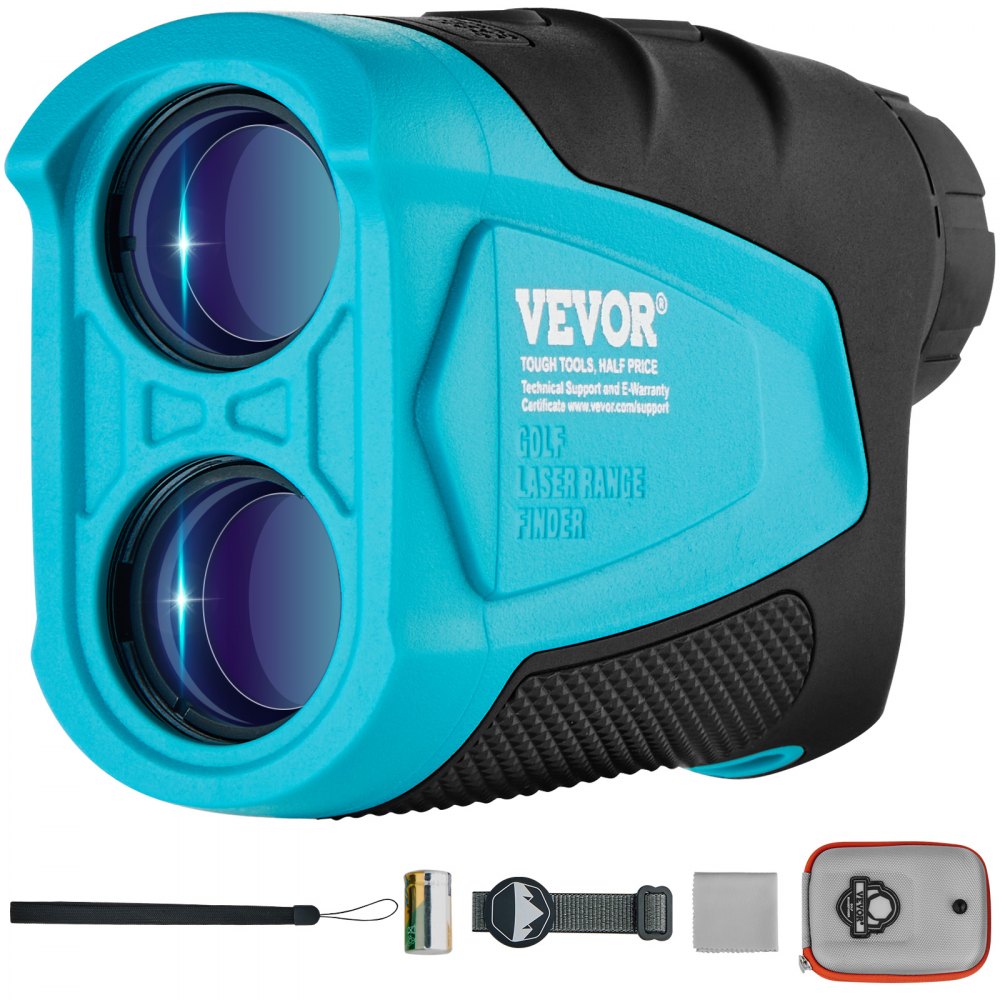 VEVOR Golf Rangefinder, 900 Yards Laser Golfing Hunting Range Finder, 6X Magnification Distance Measuring, Golfing Accessory with External Magnet Mount, High-Precision Flag Lock, Slope, and Batteries - DCKGEFCJY6B1SC1F8V9