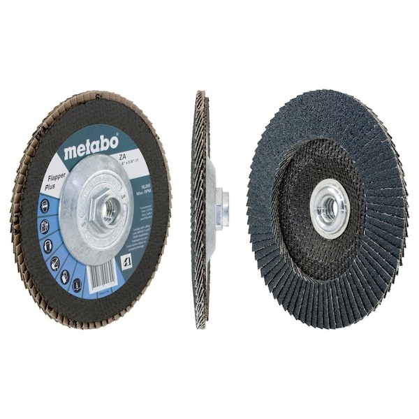 Disco de Láminas Metabo 6" Flapper Plus 80 5/8"-11 T29 Fibra de Vidrio - 629414000