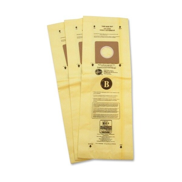 Tti Floorcare Hoover 4010103B, DISPOSABLE VACUUM BAGS, ALLERGEN B, 3PK/EA - HVR4010103B