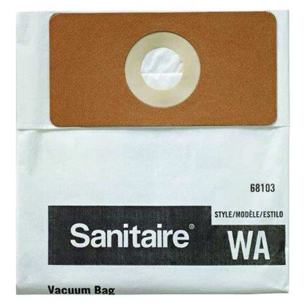 Sanitaire Bag, Allergen, 1" L x 11-9/64" W, Paper, PK5 - 6810310