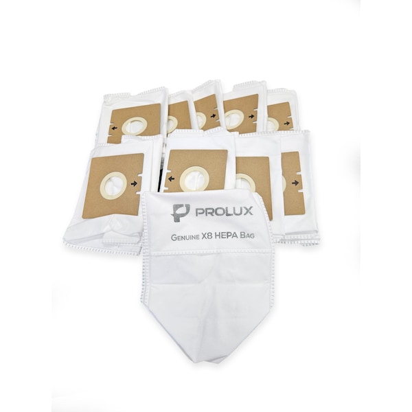 Prolux 10pk of Bags for the X8 Backpack Vacuum - X8BAGS