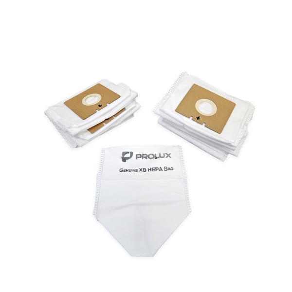Prolux 10pk of Bags for the X8 Backpack Vacuum - X8BAGS