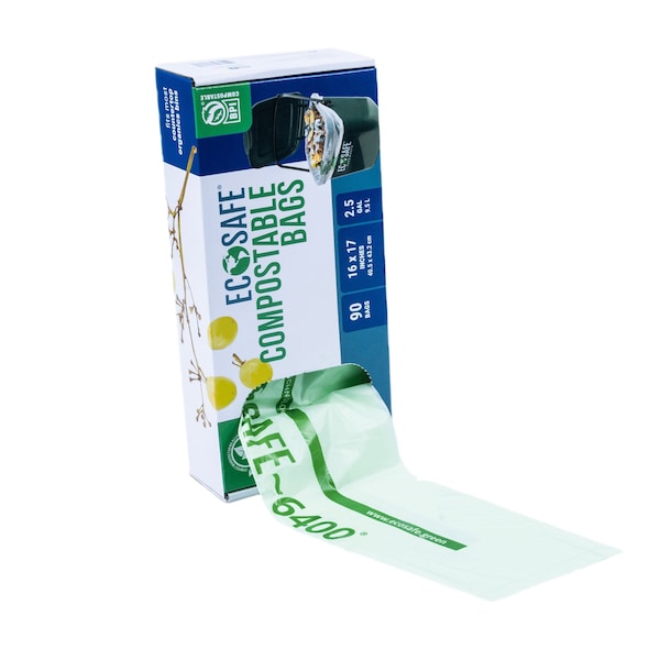 Ecosafe 16X17 in. Compostable Bin Liner - Club Pack, 900Pk - CP1617-6