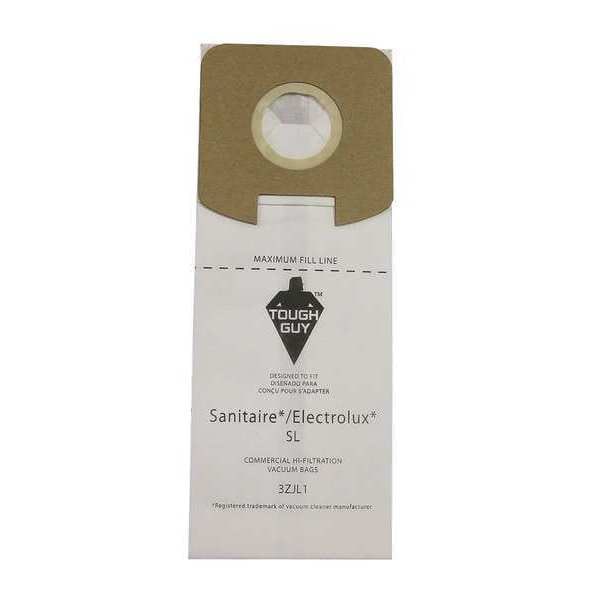 Tough Guy Vacuum Bag, 2-ply, Paper Bag, 3 PK - 3ZJL1