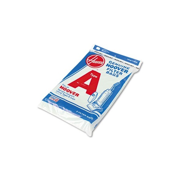 Hoover Co COMMERCIAL ELITE LIGHTWEIGHT BAG-STYLE VACUUM REPLACEMENT BAGS, 3PK - 4010001A