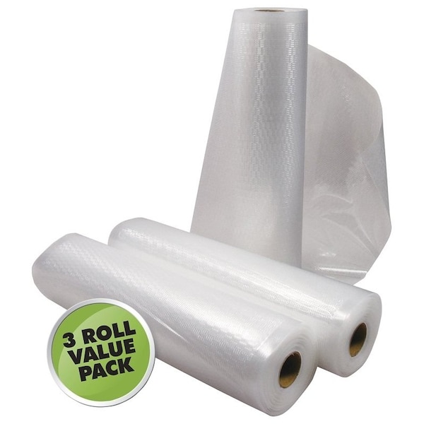 Weston Vacuum Seal Bag, 11in X 18ft, Plastic, Clear - 30-0202-W