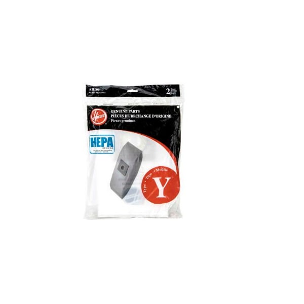 Hoover Disposable Vacuum Bag, Type Y, 12 PK - AH-10040