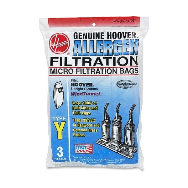 The Hoover Co BAG, VACUUM, FILTRATION, WNDTL, 12PK - HVR4010100YCT