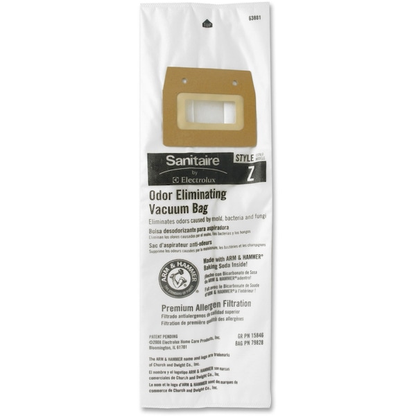 Sanitaire Bag, Z, Paper, Non-reusable, PK5 - 63881