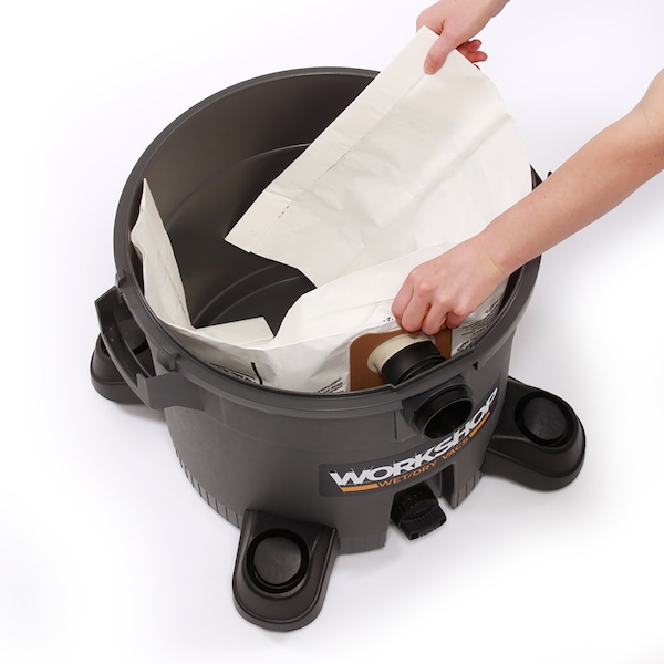 Workshop Wet/Dry Vacs 2pk Fine Dust Vac Collection Bags for 12-16 Gal. Wet/Dry Shop Vacuums, 2PK - WS32200F