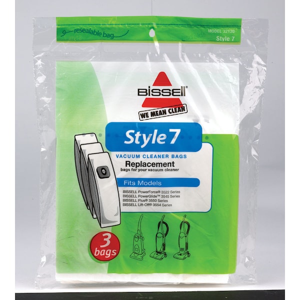 Bissell Bissell Vacuum Bag For Upright Vacuums 3 pk - 32120