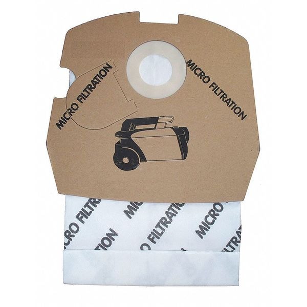 Bissell Commercial Disposable Vacuum Bags, 2-ply, Paper Bag, 12 PK - C3000-PK12