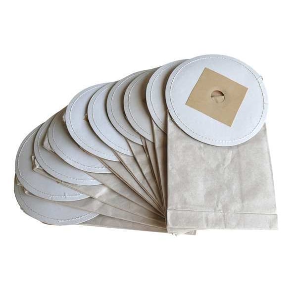 Metrovac Vacuum Bag, 2-ply, Disposable, 13.00Lx1.00Hx6.00W In., 10 PK - 120-024989