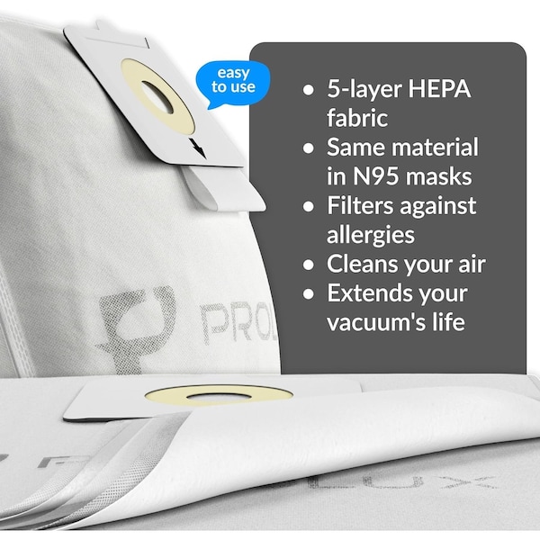 Prolux New 10 pack of Bags for Tritan Vacuum Cleaner - GVTB