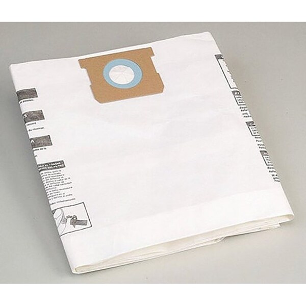 Shop-Vac Filter Bag, 10 to 14 gal Capacity - 9066233