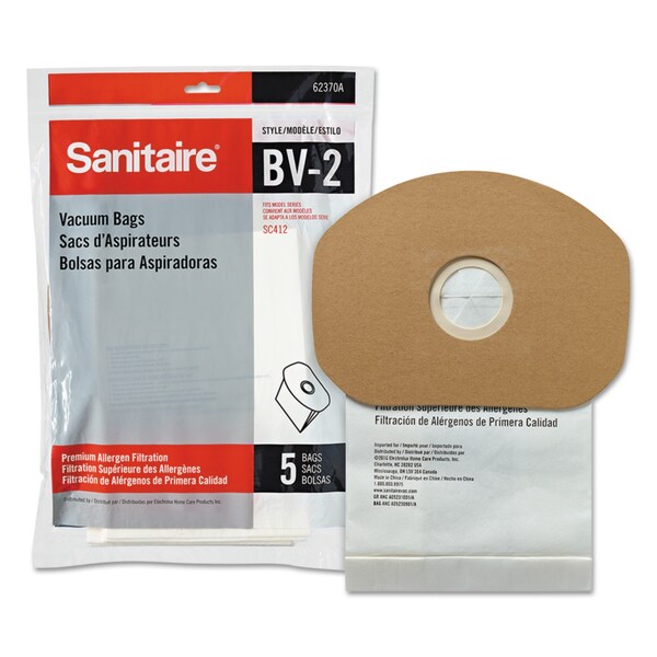 Sanitaire Disposable Dust Bags for Sanitaire Commercial Backpack Vacuum, PK50 - 62370A-10