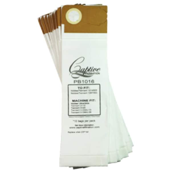 Gofer Parts Replacment Vacuum Bag For Nobles/Tennant 1067463, Nobles/Tennant 1014505 - GVBAG1016