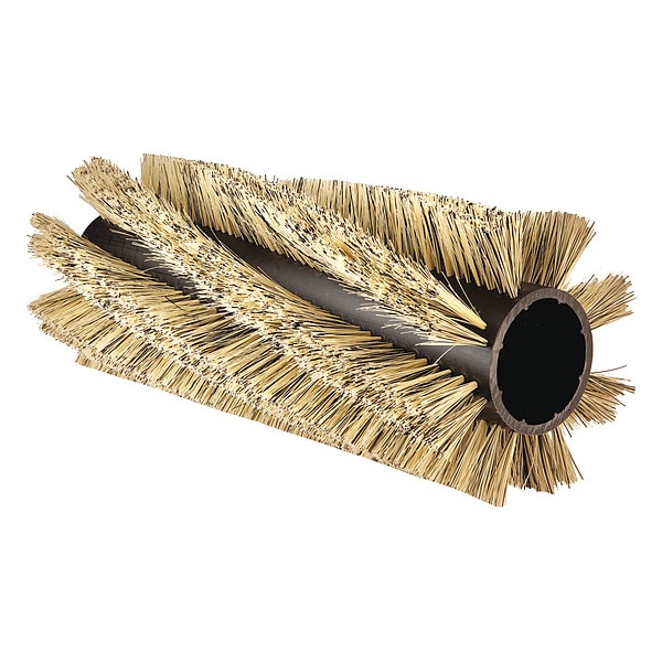 Tennant Floor Machine Brush, 14 in Dia, Blk/Beige - 87099