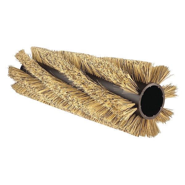 Tennant Floor Machine Brush, 14 in Dia, Blk/Beige - 54925