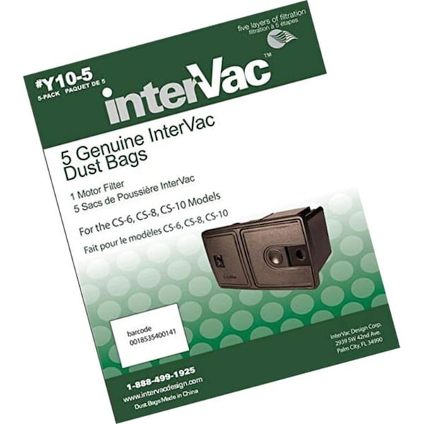 Vac Y105 Dust Bags for CS6 & CS8 Vacuums - IN324388