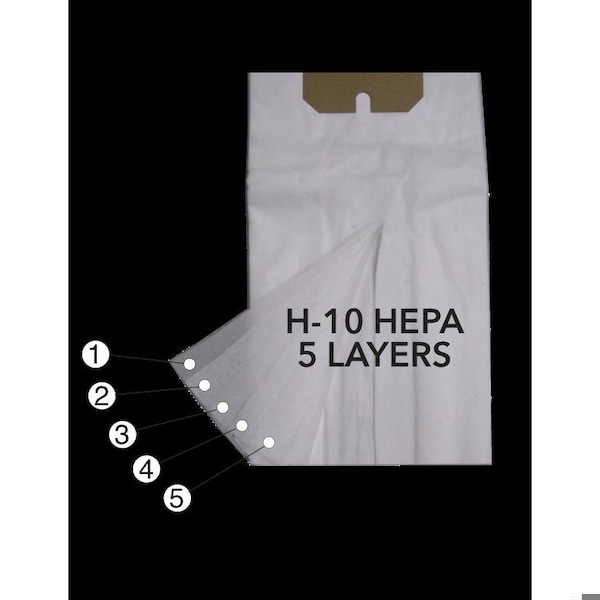 Vacuum America Clean Perfect C105 H-10 HEPA Filtration, 9PK - VAC 4