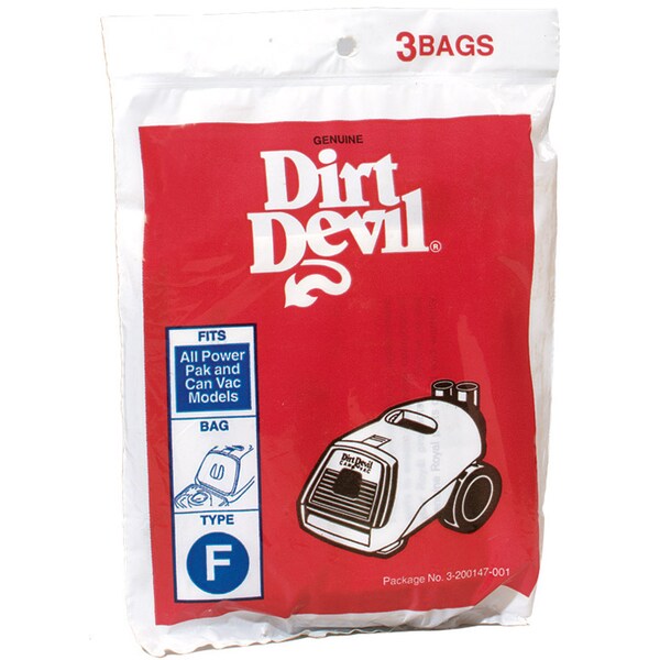 Dirt Devil Dirt Devil Vacuum Bag For For Canister Vacuums 3 pk - 3200147001