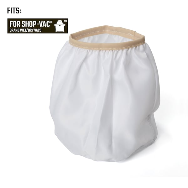 Craftsman Wet/Dry Vac Super Performance Cloth Filter Bag for Shop Vac Branded Vacuums - CMXZVBE38770