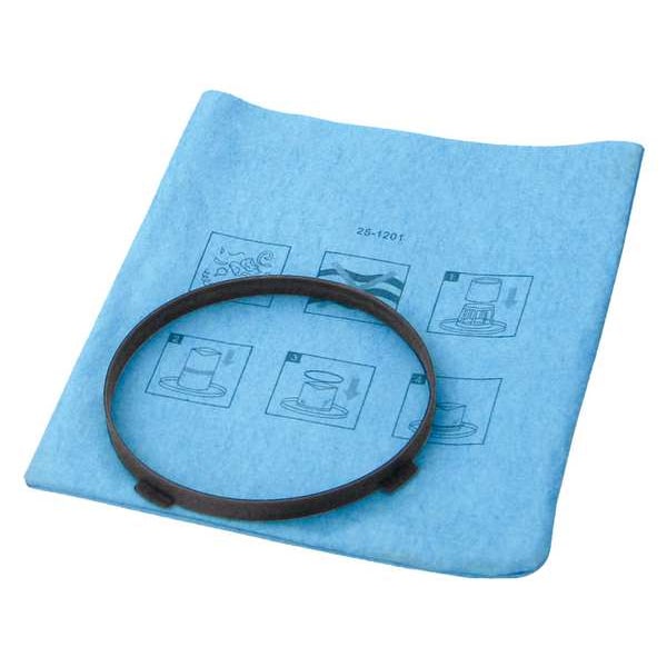 Dayton Vacuum Bags, 13 1/2 in L, 7 3/4 in W, Cloth - 783GC3