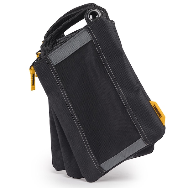 Toughbuilt ToughBuilt 6.89 in. W X 9.29 in. H Polyester Fastener Bag Black/Gray 3 pc - TB-94-M-3-2BES