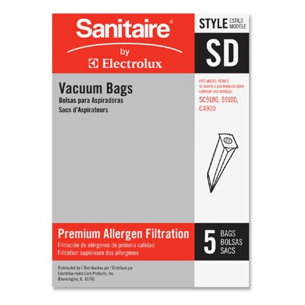 Sanitaire SD Premium Allergen Vacuum Bags for SC9100 Series, PK50 - EUR 63262-10